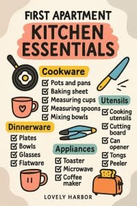 21 Overlooked First Apartment Kitchen Essentials Checklist 1 first apartment kitchen essentials checklist - 4