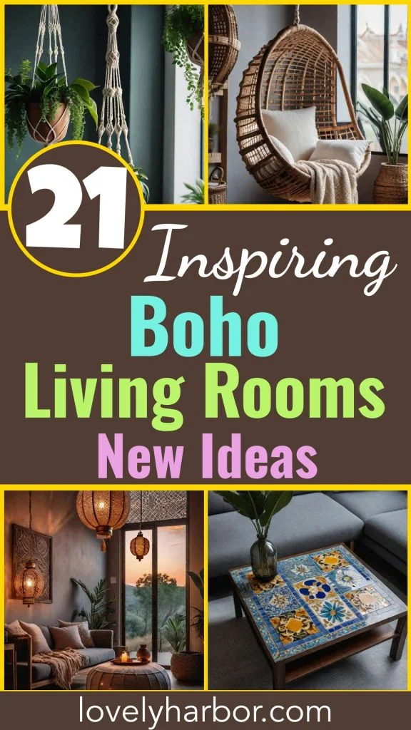 21 Inspiring Boho Living Room Ideas