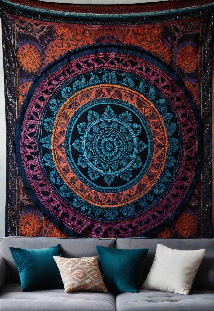 10. Bold Boho Accent Wall-0