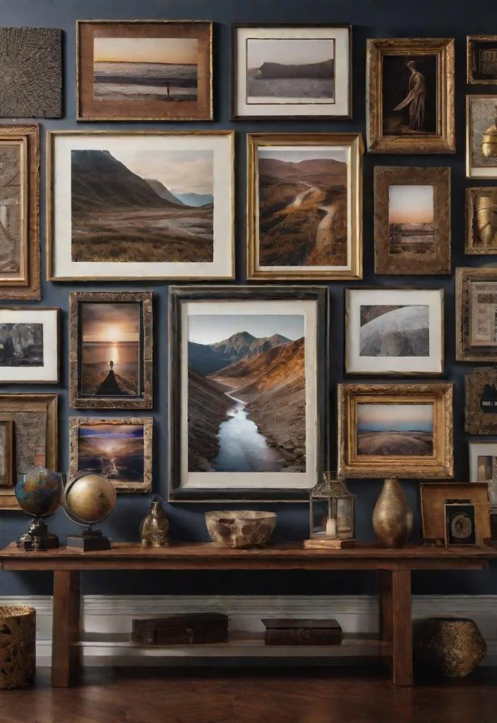 9. Eclectic Gallery Wall Décor-0
