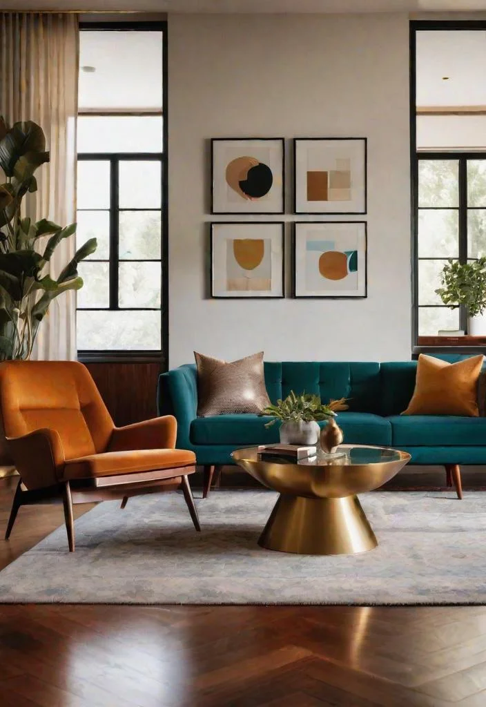 5. Mid-Century Modern Living Room Decor-0