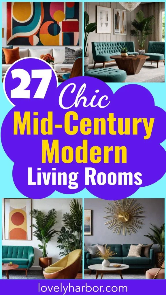 27 Beautiful mid century modern living rooms 1 27 Beautiful mid century modern living rooms