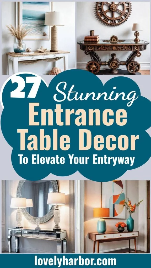 27 Stunning Entrance Table Decor Ideas to Elevate Your Entryway