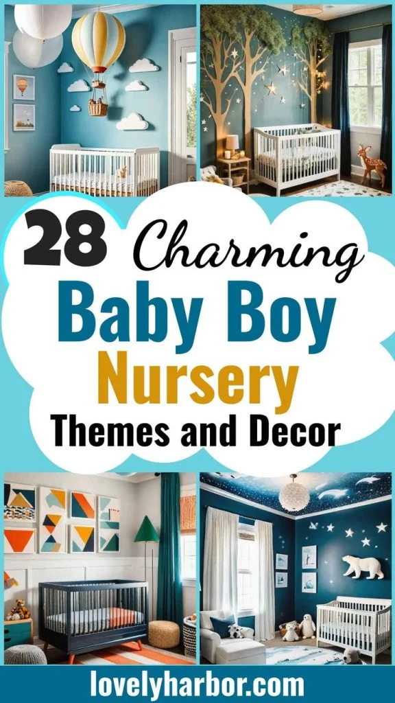 28 Charming Baby Boy Nursery Ideas_ Creative Themes and Decor for Your Little Man