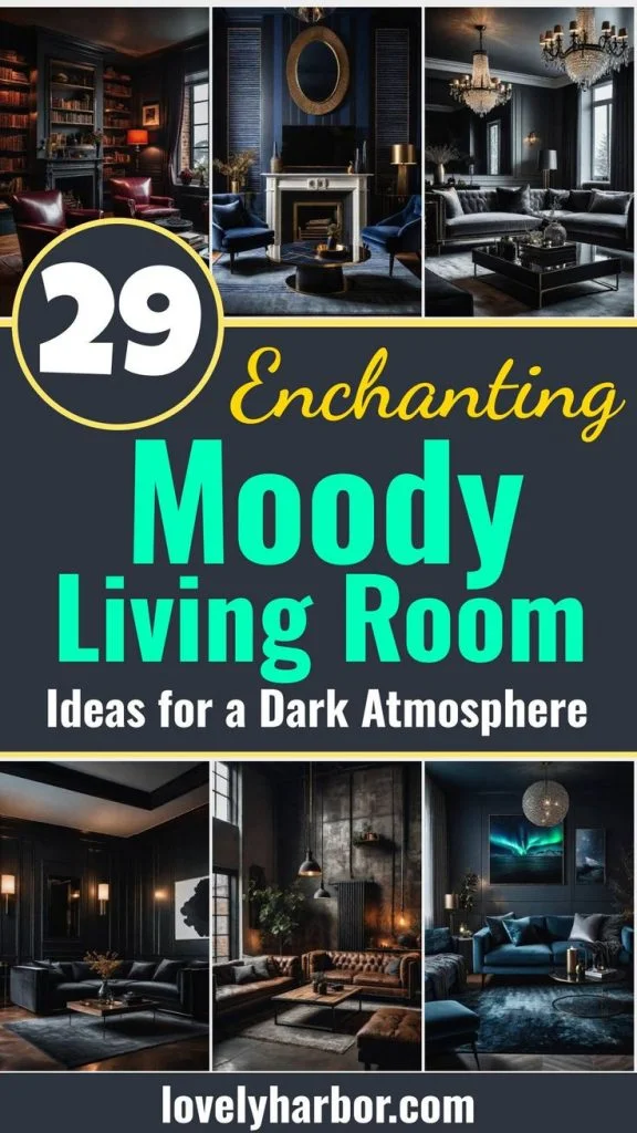 29 Moody Living Room Ideas_ Create an Enchanting Atmosphere
