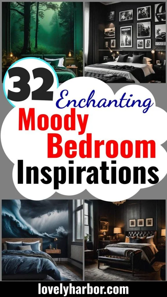 32 Enchanting and Moody Bedroom Inspirations