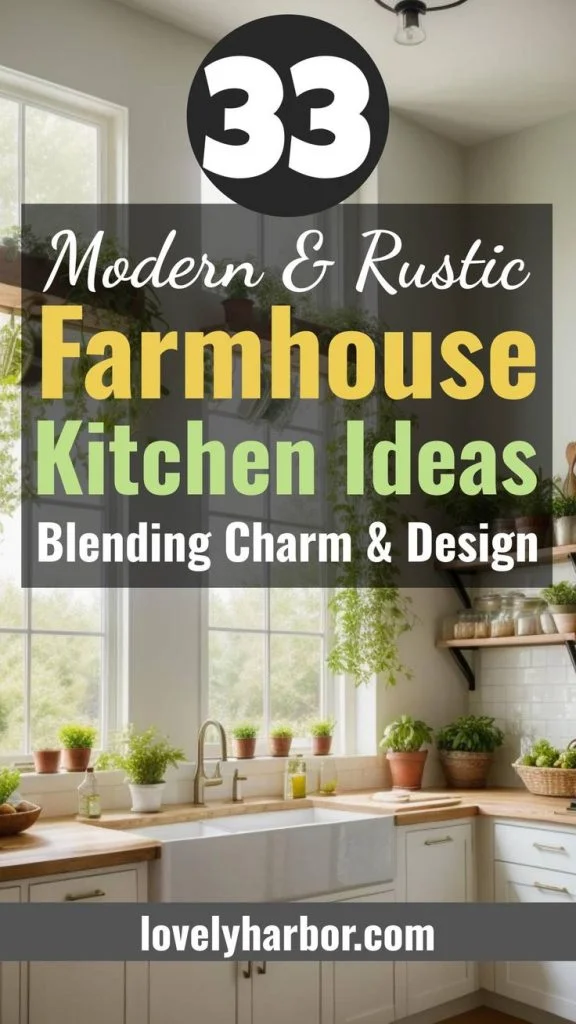 33 Modern Farmhouse Kitchen Ideas: Blending Rustic Charm with Contemporary Design 1 33 Modern Farmhouse Kitchen Ideas_ Blending Rustic Charm with Contemporary Design