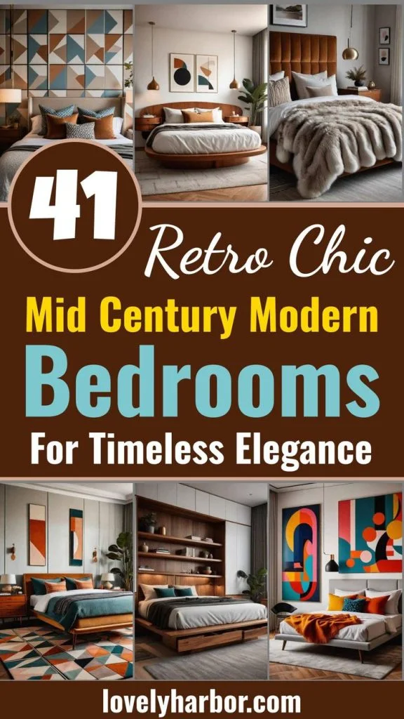 41 Mid Century Modern Bedrooms_ Retro Chic for Timeless Elegance