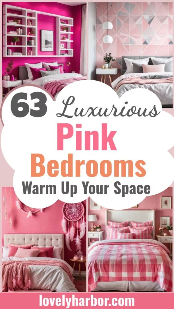 63 Luxurious Pink Bedrooms to Warm Up Your Space 66 63 Pink Bedrooms