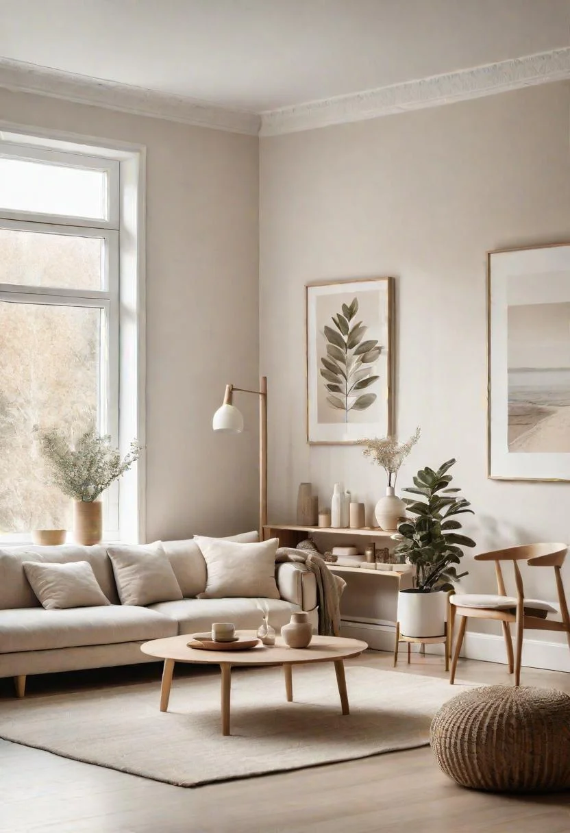 1. Beige & Wood Living Room-0
