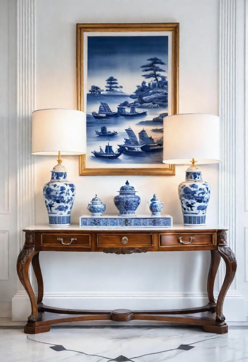 8. Blue & White Porcelain Display-1