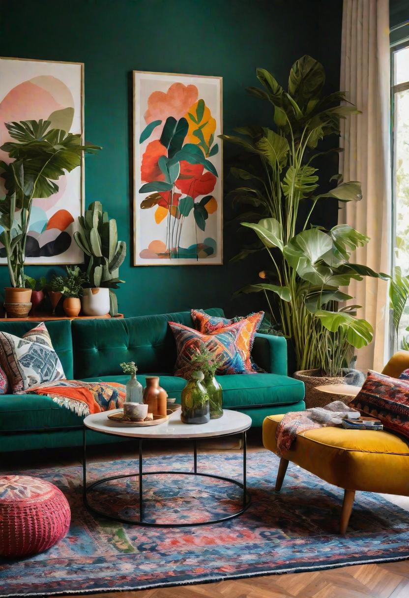 2. Boho-Chic Living Room Inspiration-0