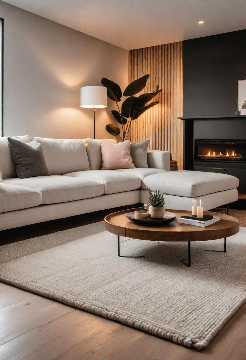 15. Brightening with Light-Colored Rug-0