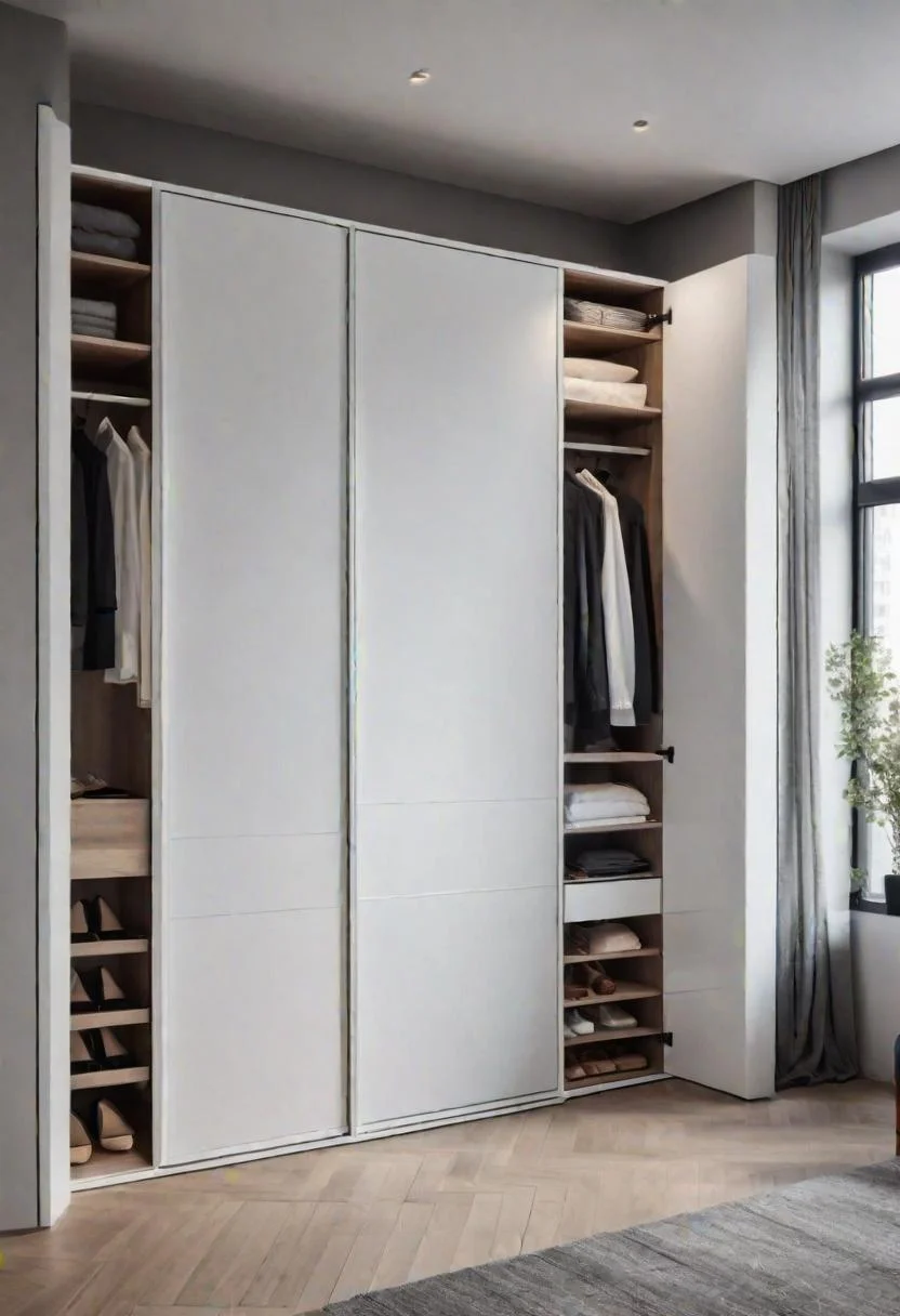 16. Built-in Wardrobes for Minimalist Bedrooms-0