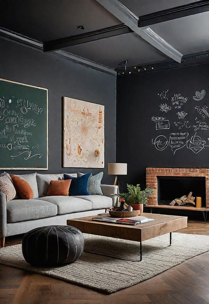9. Chalkboard Living Room Interaction-0