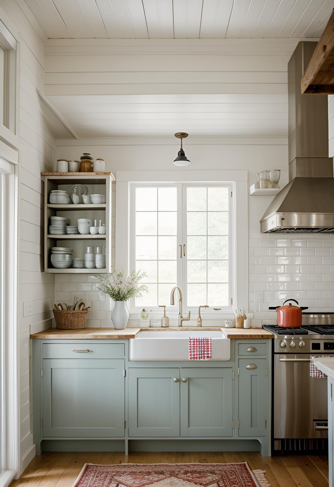 44. Charming Country Chic Kitchen Ideas-0