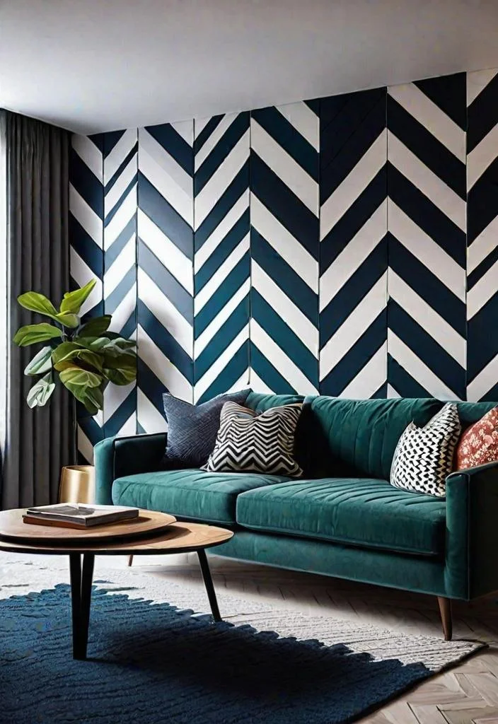 16. Chevron Accent Wall-0 16. Chevron Accent Wall-0