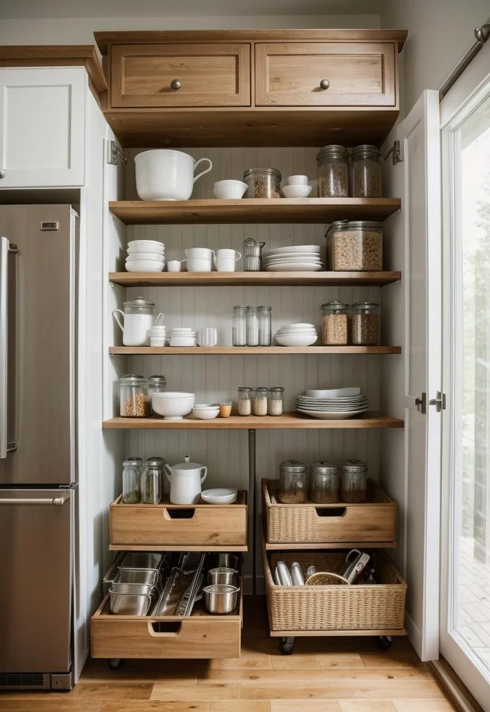 33 Modern Farmhouse Kitchen Ideas: Blending Rustic Charm with Contemporary Design 40 32. Chic Drawer Organizers for Efficiency-0