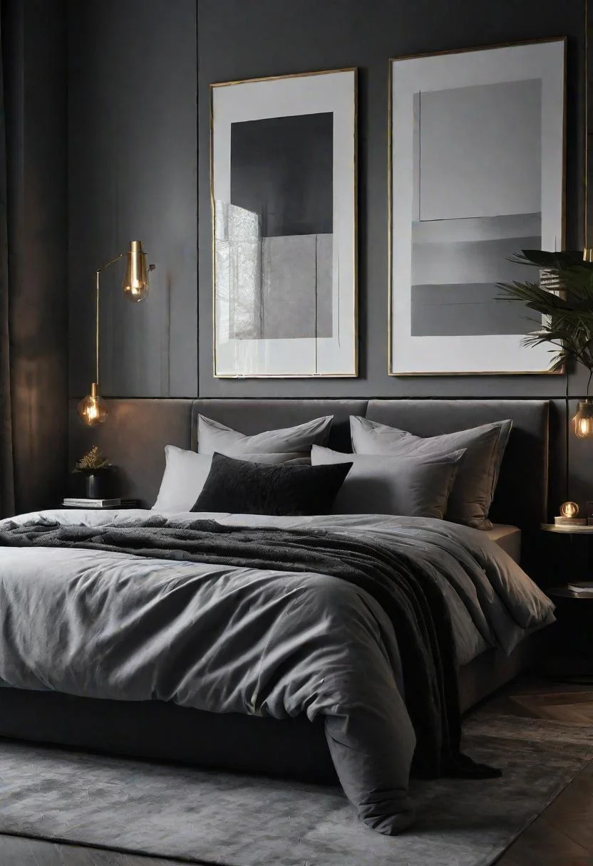 10. Chic Grey Bedroom Inspiration-0 10. Chic Grey Bedroom Inspiration-0