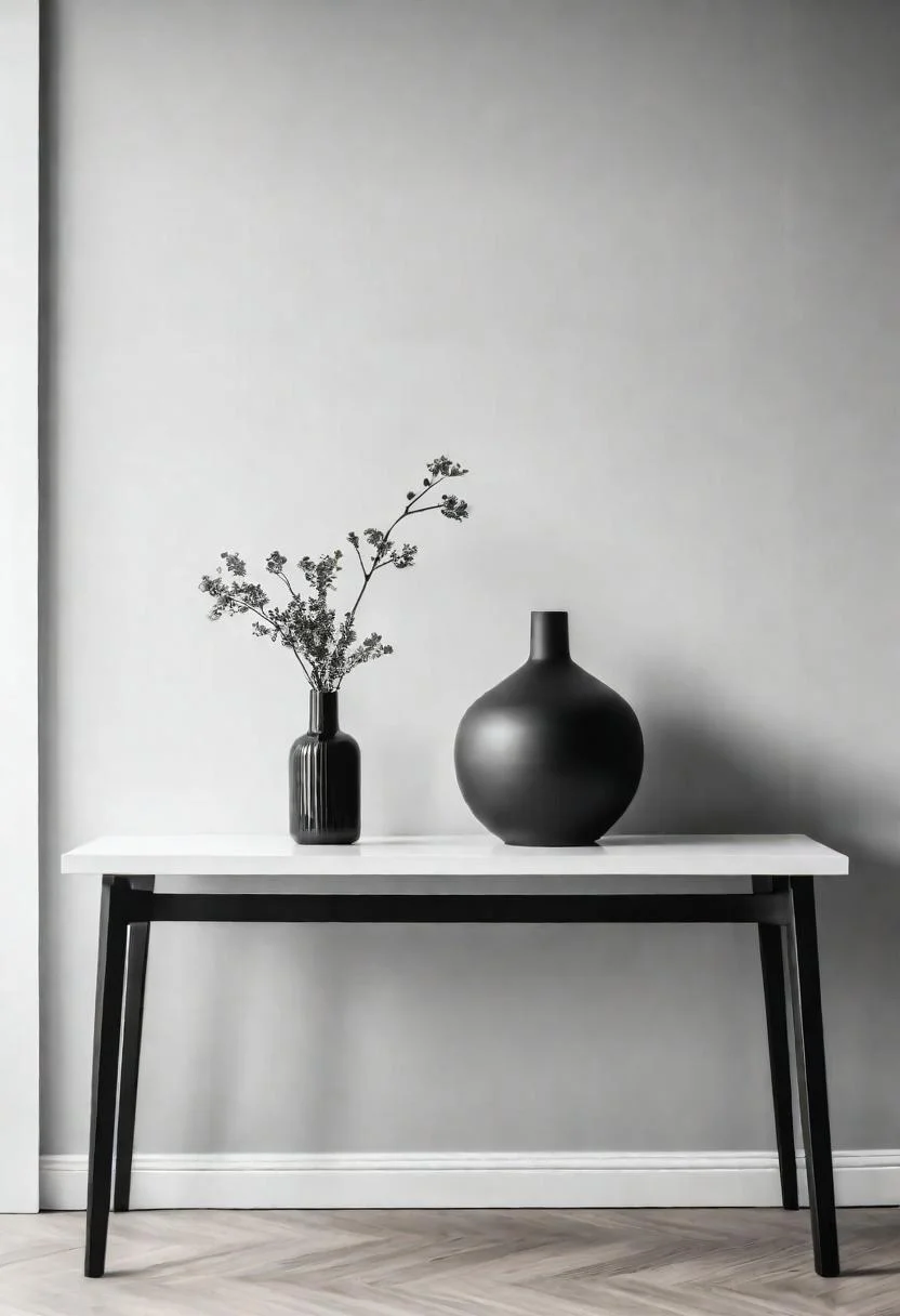15. Chic Monochrome Entryway Decor-0