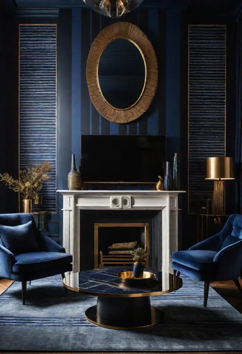 9. Chic Striped Accent Walls-0