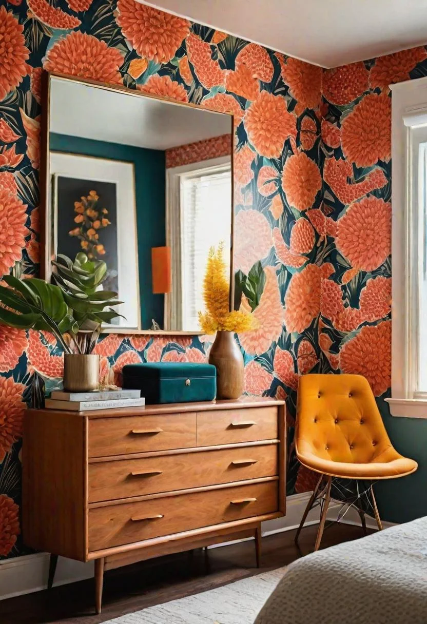 33. Closet Wallpaper Wow: Mid-Century-0