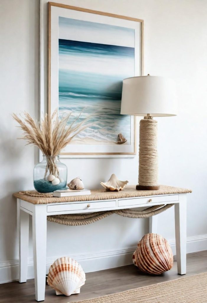 Entryway 2 11. Coastal Console Styling Ideas-1