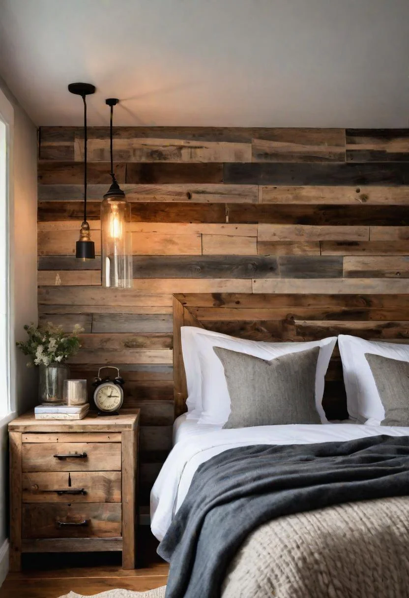 43 Relaxing Coastal Bedrooms for Breezy Retreats 9 8. Coastal Rustic Nightstands-0