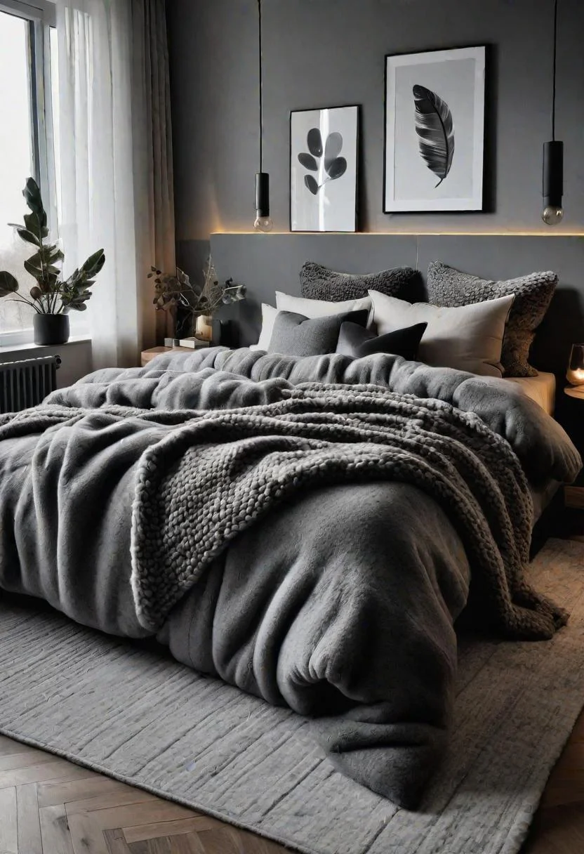 23. Cozy Grey Bedroom Decor-0 23. Cozy Grey Bedroom Decor-0