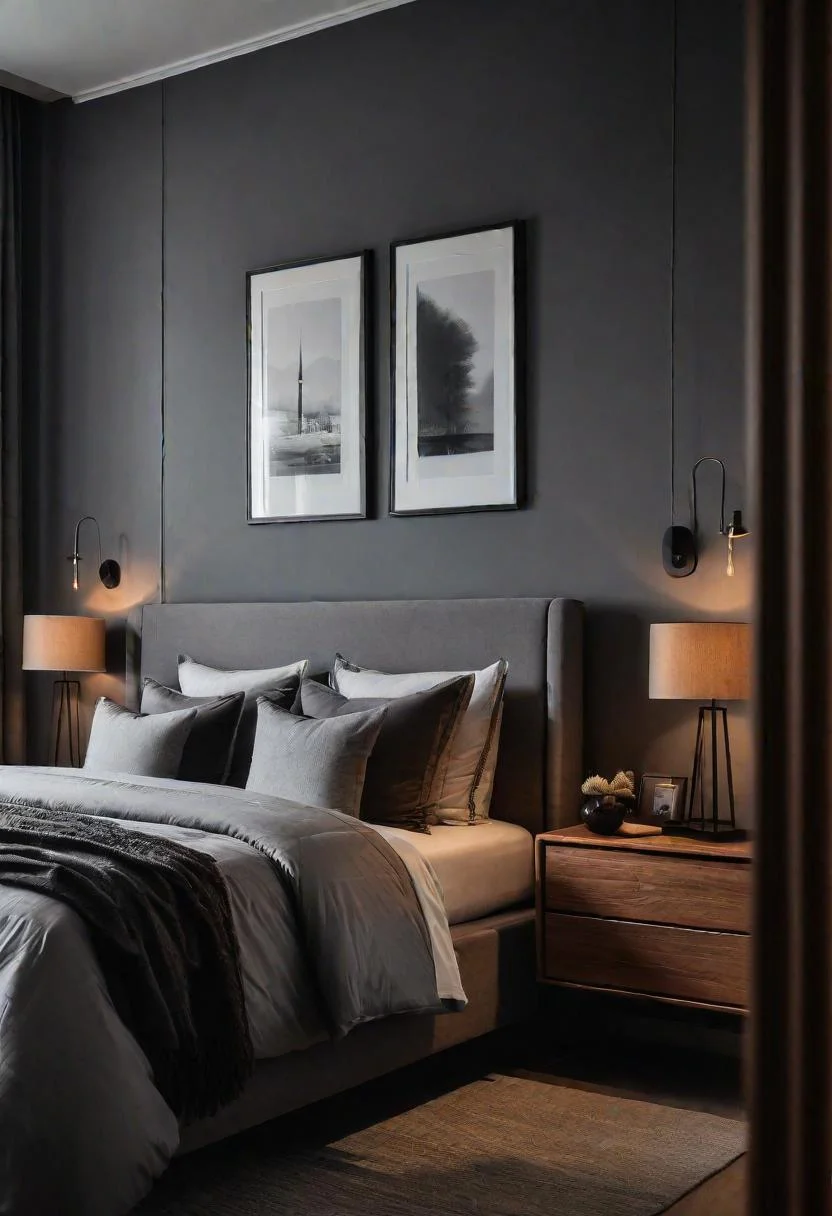 17. Cozy Grey Bedroom Inspiration-0 17. Cozy Grey Bedroom Inspiration-0