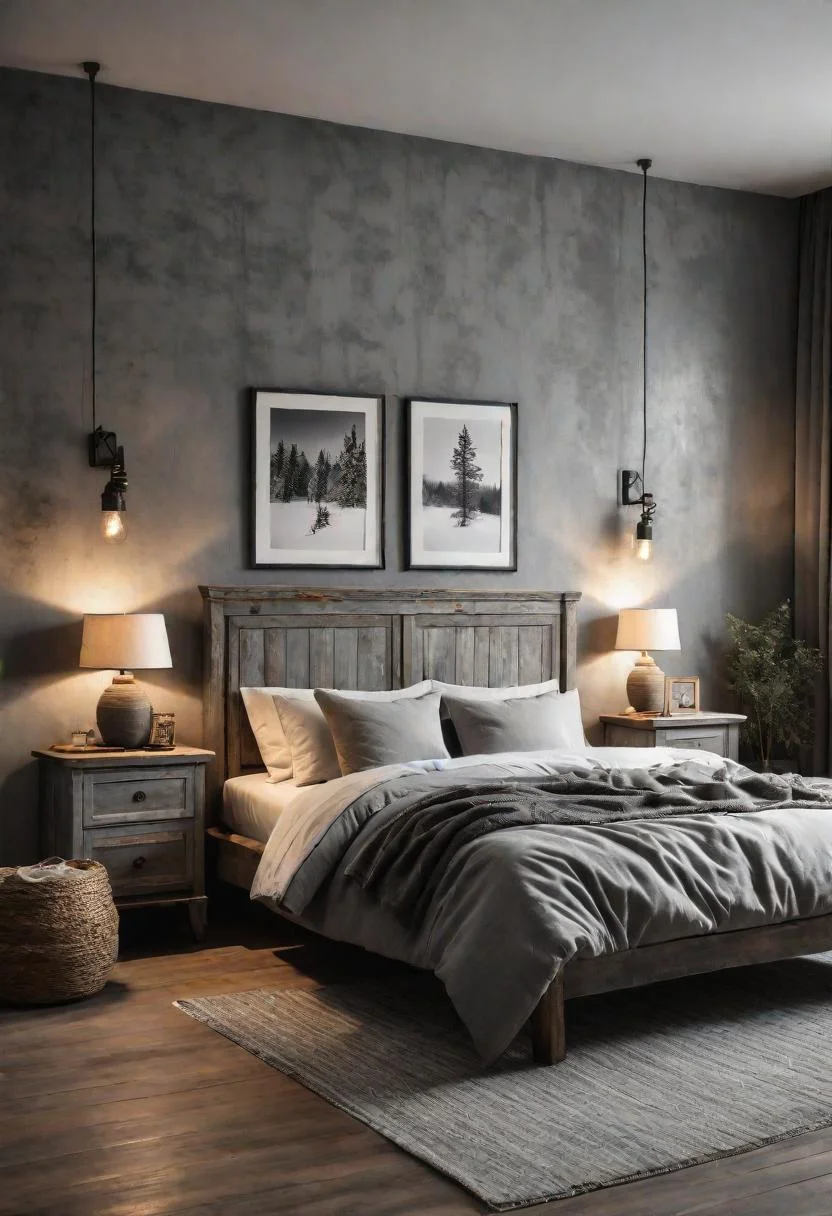 11. Cozy Grey Cottage Bedroom Ideas-0 11. Cozy Grey Cottage Bedroom Ideas-0