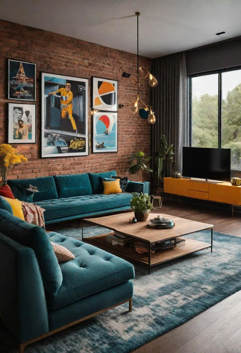 37 Cozy Contemporary Living Room Ideas: Modern Elegance 36 35. Cultural Touch: Room Inspiration-0
