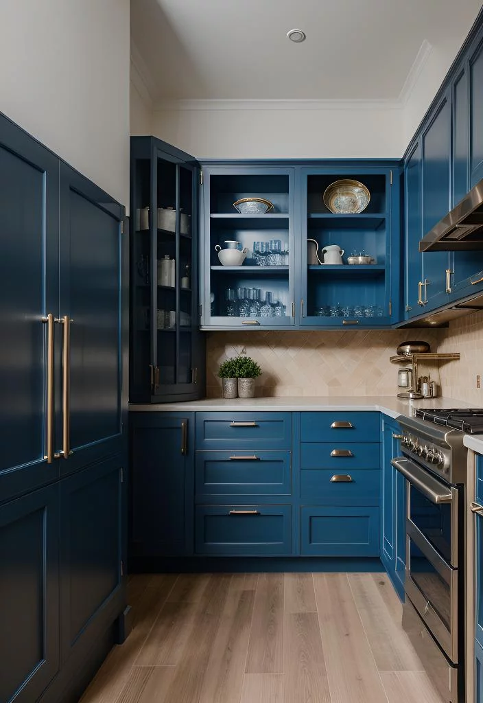 13. Denim Blue Kitchen Cabinets Trend-0