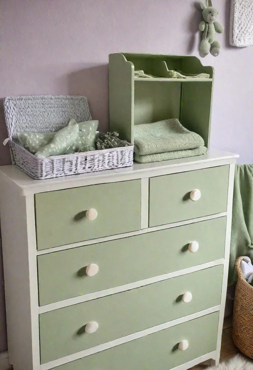 45 Serene Sage Green Nursery Ideas: Calming and Chic Inspirations 40 19. Drawer Sachets: Sage & Lavender-0