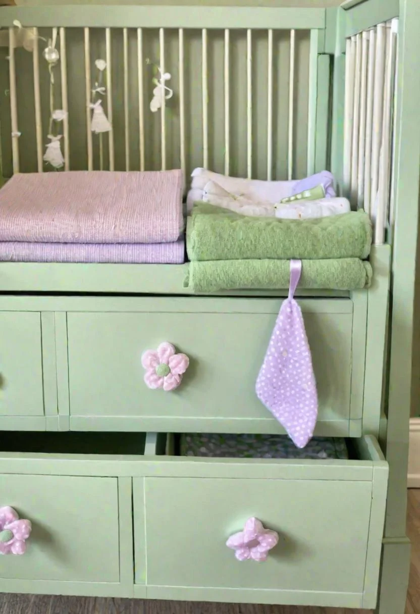 45 Serene Sage Green Nursery Ideas: Calming and Chic Inspirations 41 19. Drawer Sachets: Sage & Lavender-1