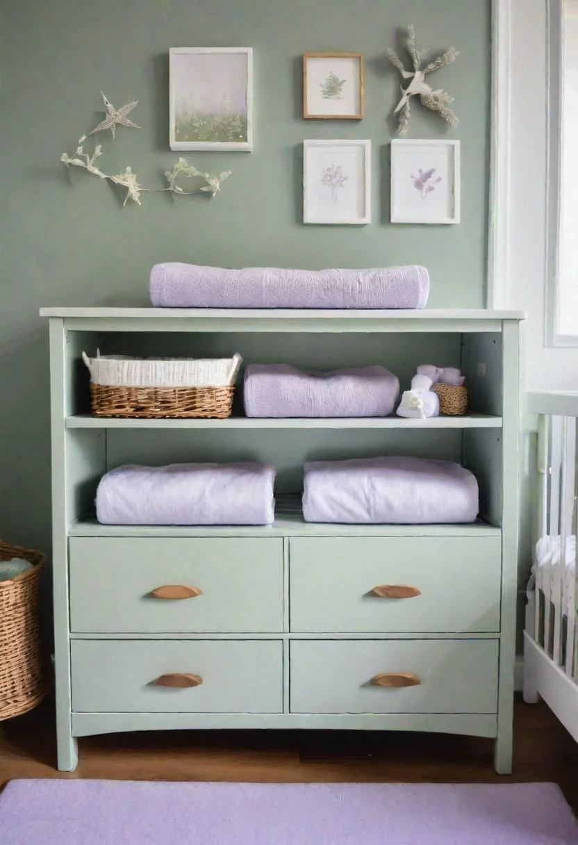 45 Serene Sage Green Nursery Ideas: Calming and Chic Inspirations 42 19. Drawer Sachets: Sage & Lavender-2
