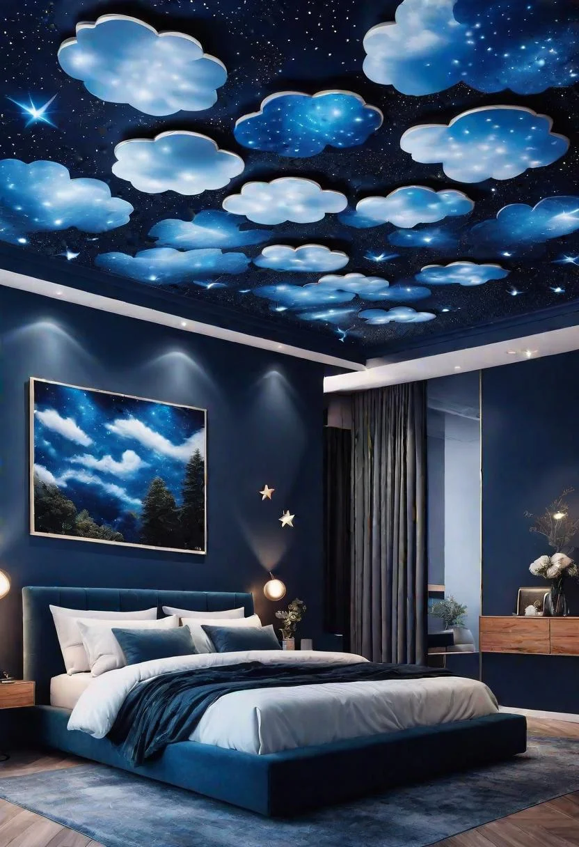 37. Dreamy Bedroom Ceilings-0