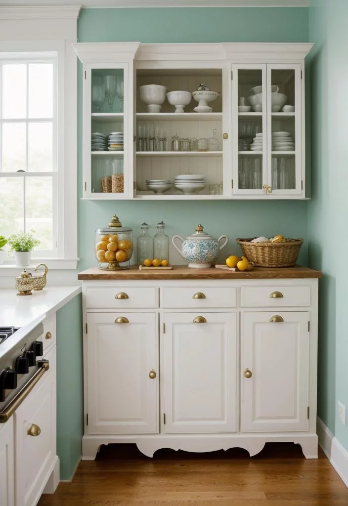 33 Modern Farmhouse Kitchen Ideas: Blending Rustic Charm with Contemporary Design 36 28. Eclectic Knob Selection for Farmhouse-1
