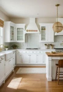 Eclectic White Kitchen Design Inspiration 0