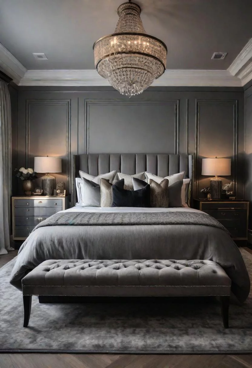 7. Elegant Grey Bedroom Inspiration-0 7. Elegant Grey Bedroom Inspiration-0