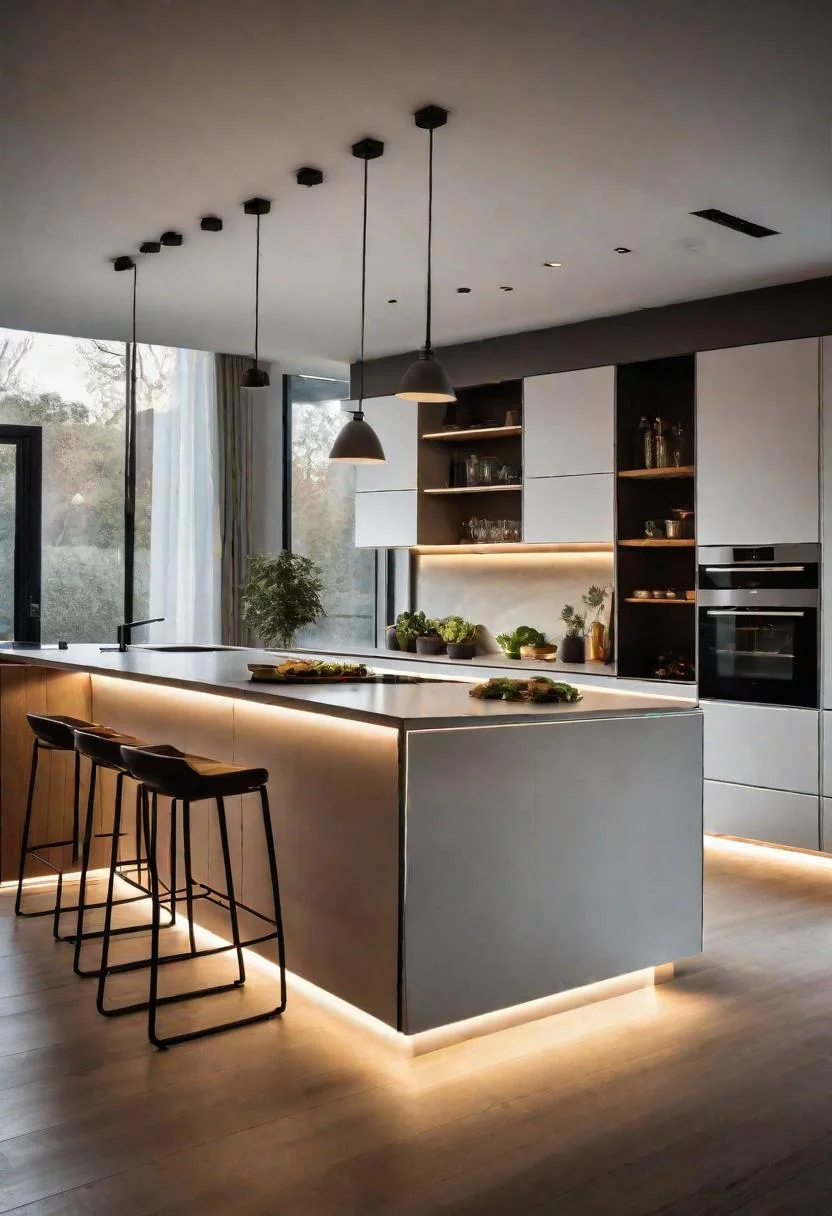 12. Enhancing Kitchen With Integrated Lighting-0