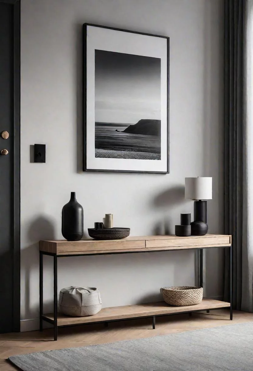 11. Entryway Organization with Slim Console-0
