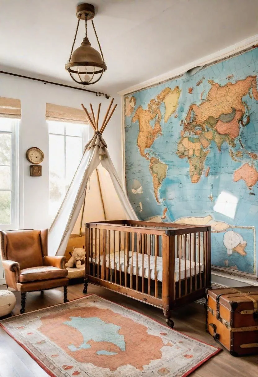 61 Dreamy Nursery Room Inspirations: From Cozy Corners to Whimsical Themes 30 18. Estate Nursery Room Inspiration-0