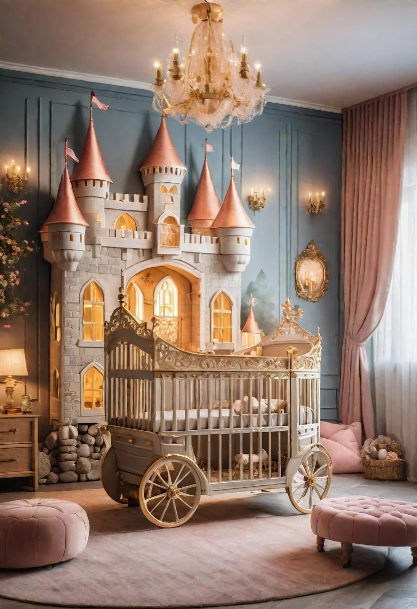 61 Dreamy Nursery Room Inspirations: From Cozy Corners to Whimsical Themes 32 19. Fantasy Nursery Inspiration-0