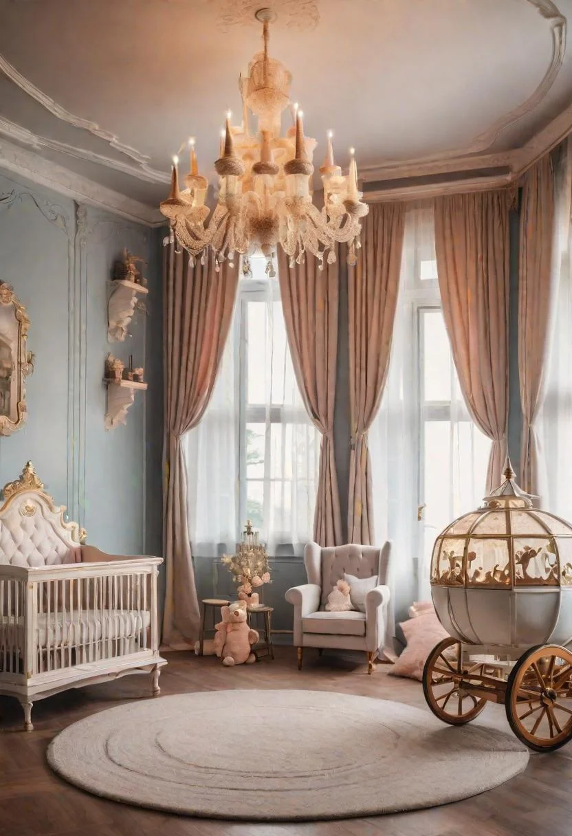 61 Dreamy Nursery Room Inspirations: From Cozy Corners to Whimsical Themes 33 19. Fantasy Nursery Inspiration-1