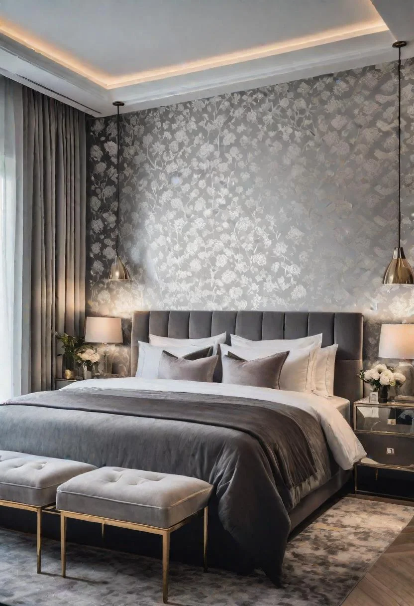 1. Floral Wallpaper Accent Wall Ideas-0 1. Floral Wallpaper Accent Wall Ideas-0