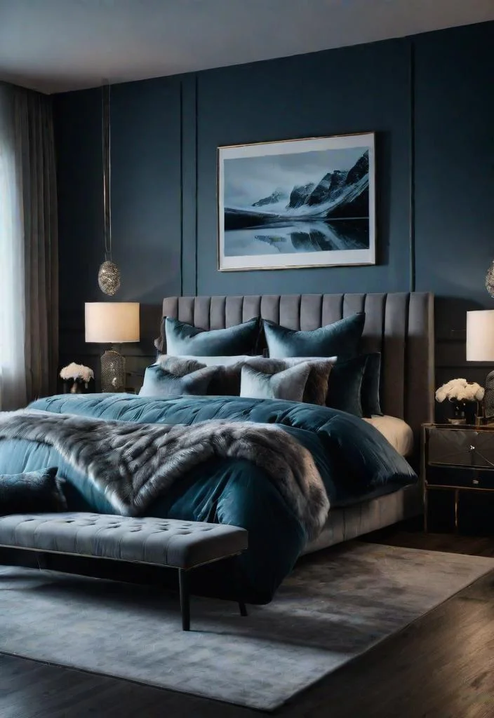 21. Frosty Arctic Bedroom Style-0