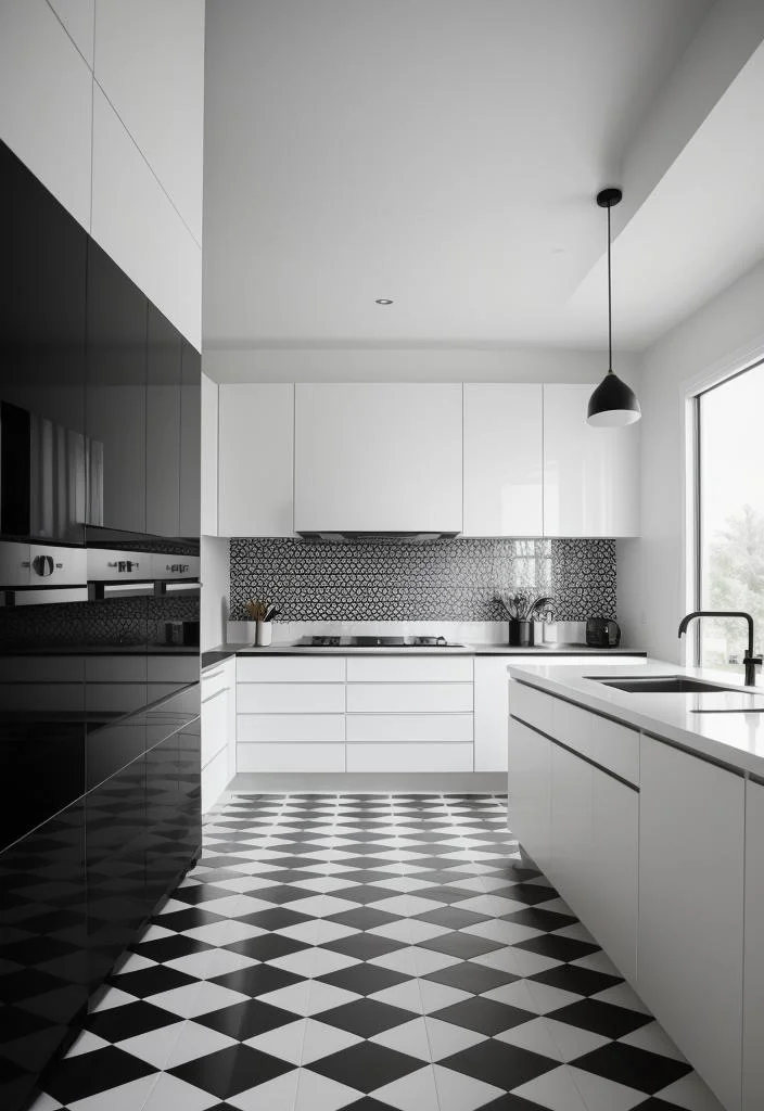 22. Geometric Flooring Trends in Kitchens-0