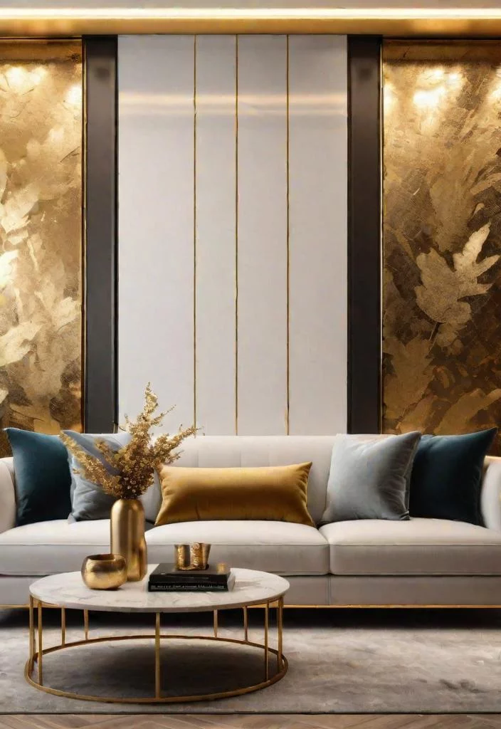 7. Gold Leaf Accent Walls-1 7. Gold Leaf Accent Walls-1