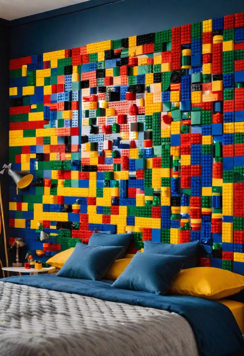 25. LEGO Wall Decor Ideas-0